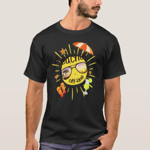 Teacher Off Duty Sunglasses Beach T-Shirt