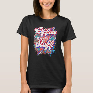 Teacher Office Staff Lightning Bolt Back To Schoo T-Shirt