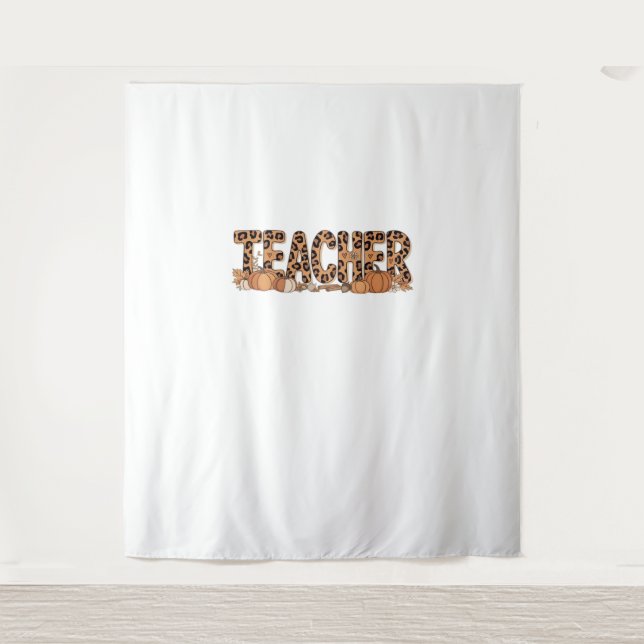 teacher Oversized T-Shirt Tapestry (Front)
