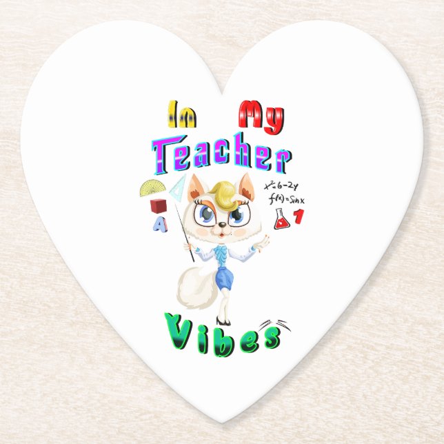 Teacher Paper Coaster (Front)