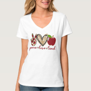 Teacher Peace & Love T-Shirt