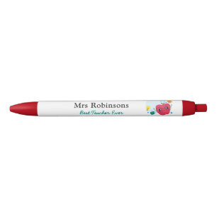 Teacher Pens Personalised Cute Apple Stationeries