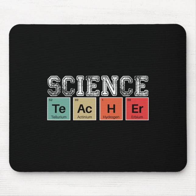 Teacher Periodic Table Back To School Teachers  Mouse Mat (Front)