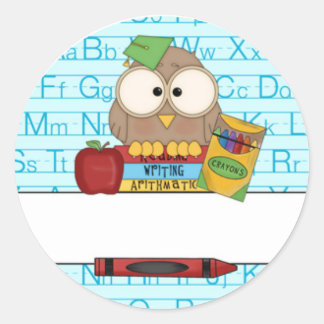 Teacher Personalised Classic Round Sticker