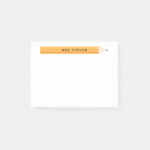 Teacher Personalised Post It Notes
