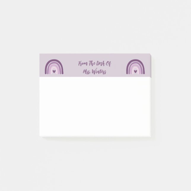 Teacher Personalised Post-it Notes (Front)