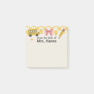 Teacher Personalised Post-It Notes