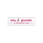 Teacher Personalised Proud Of You