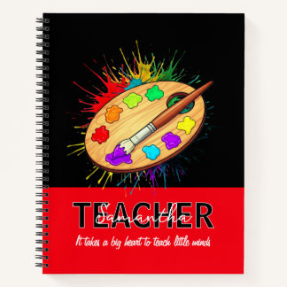 Teacher Personalized Name Phrase Notebook Gift