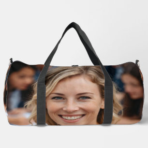 Teacher Photo Customize Personalize Duffle Bag