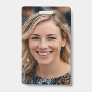 Teacher Photo Customize Personalize ID Badge