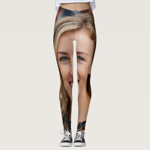 Teacher Photo Customize Personalize Leggings
