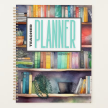 Teacher Planner -  Bookshelf