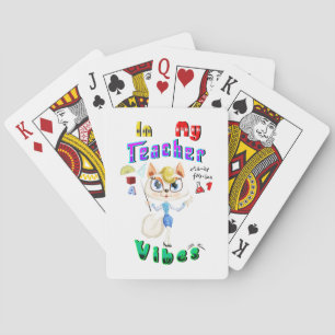 Teacher Playing Cards