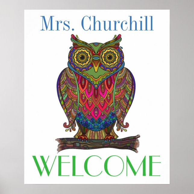 Teacher Poster - I Love It ... : ) (Front)