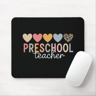 Teacher Preschool Back to School Mouse Mat