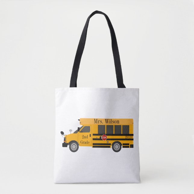 Teacher Present Name Year Class All Over Print Tote Bag (Front)