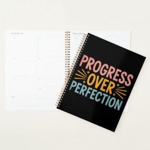 Teacher Progress Over Perfection Back to School  Planner