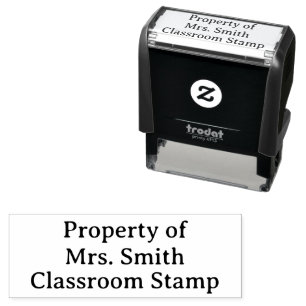 Teacher Property Of Self-Inking Stamp