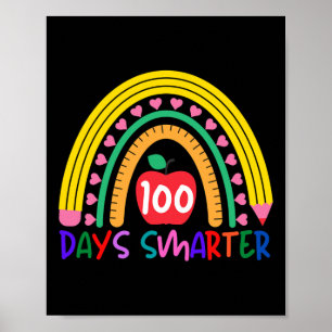 Teacher Quote 100 Days Of School Teacher And Stude Poster