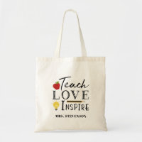 Teacher quote apple and pencil gift