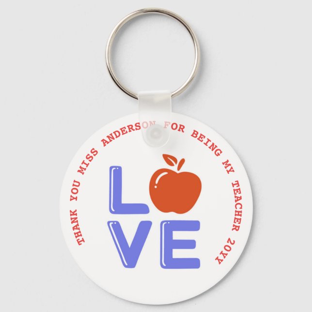 Teacher Quotes Appreciation Retirement Farewell    Key Ring (Front)