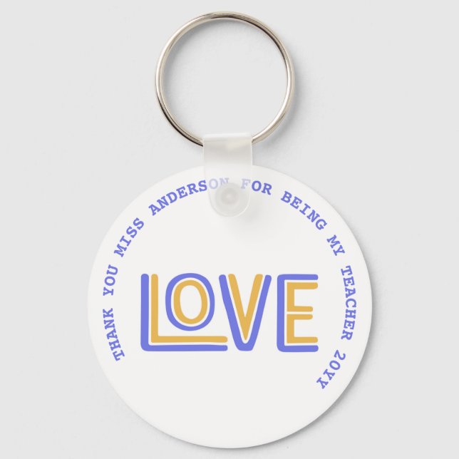 Teacher Quotes Appreciation Retirement Farewell    Key Ring (Front)