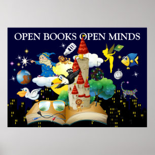 Teacher Reading - Literacy Poster - SRF