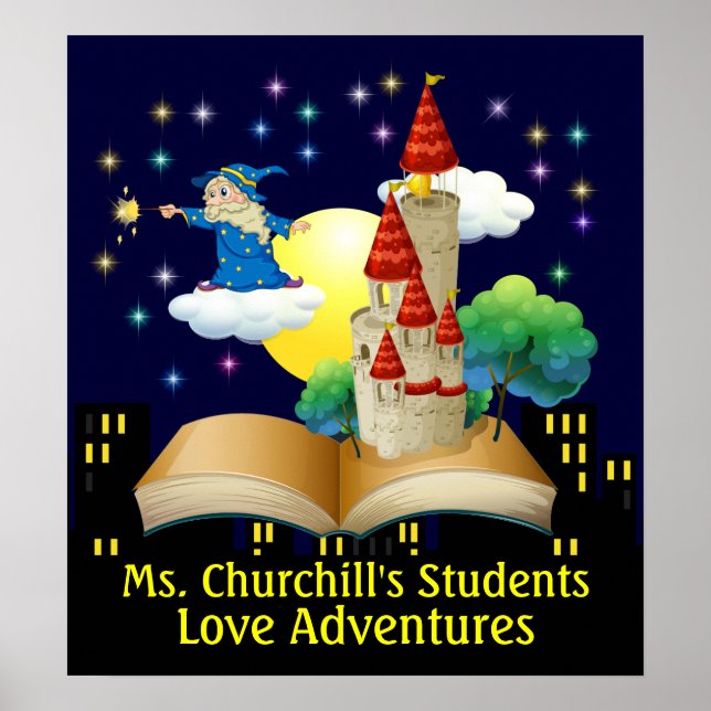 Teacher Reading - Literacy Poster - SRF (Front)