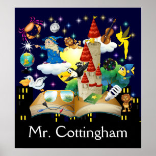 Teacher Reading - Literacy Poster - SRF