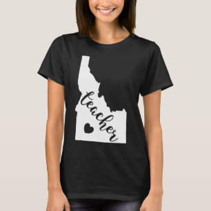 Teacher Red For Ed Idaho Public Education 8  T-Shirt