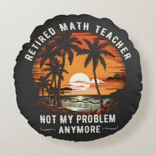 teacher retirement class of 2026 teacher's day round cushion