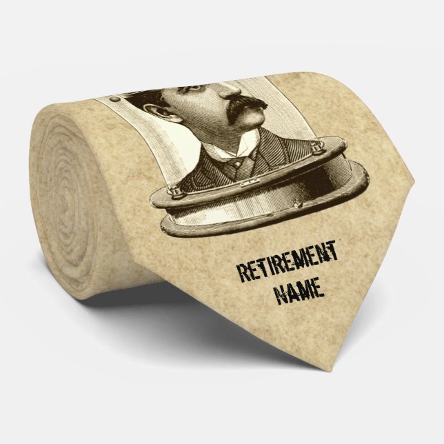 Teacher retirement gift Personalised Tie (Rolled)