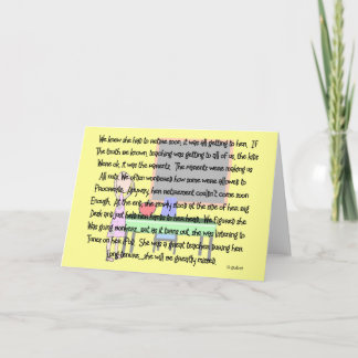 Teacher Retirement "Gone Bonkers" Story Art Gifts Card