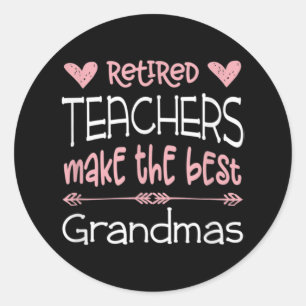 Teacher Retirement Quote Classic Round Sticker