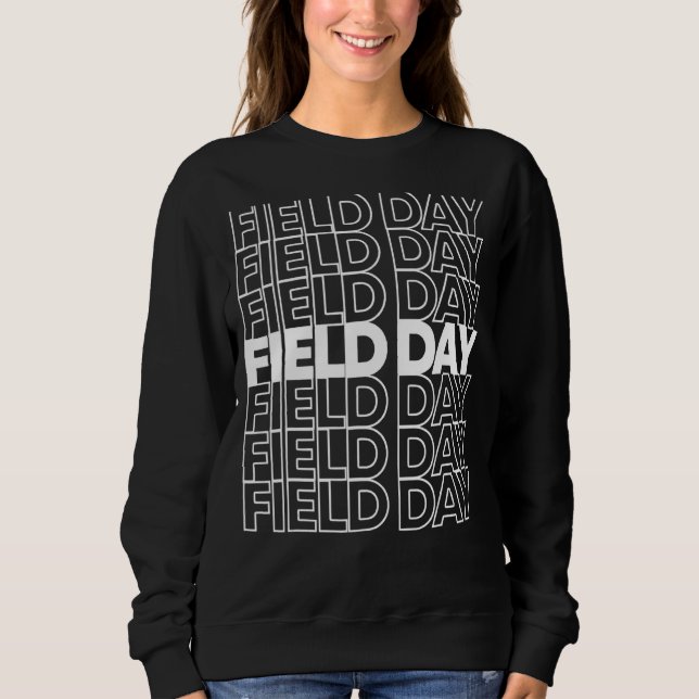 Teacher Retro Field Day Sweatshirt (Front)