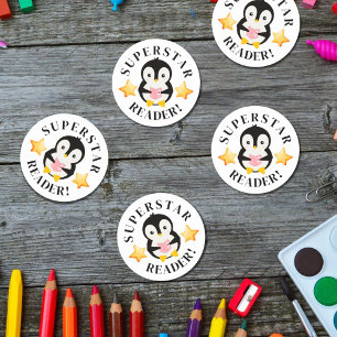 Teacher Rewards Sticker Superstar Reader
