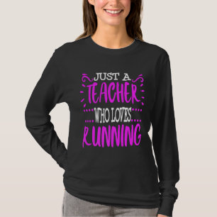Teacher Running Half Marathon Runner First Race Fi T-Shirt