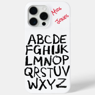 Teacher’s Personalised Alphabet iPhone 15 Pro Max Case