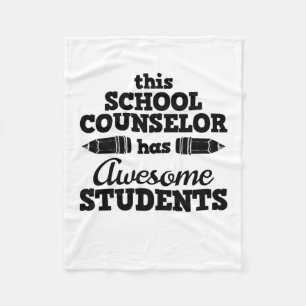 Teacher School Counsellor Fleece Blanket