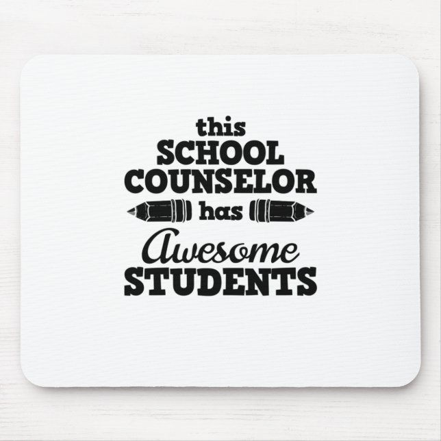 Teacher School Counsellor Mouse Mat (Front)