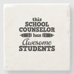 Teacher School Counsellor Stone Coaster