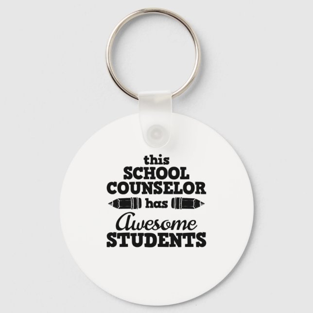 Teacher School Counselor Key Ring (Front)