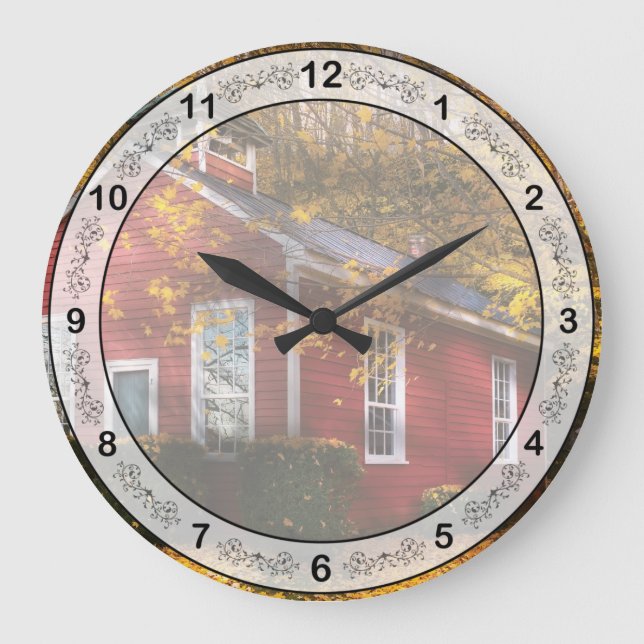 Teacher - School Days Large Clock (Front)