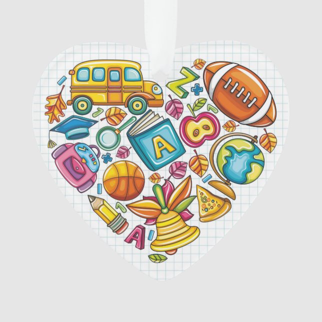 Teacher / School Staff - Thank You Ornament (Front)