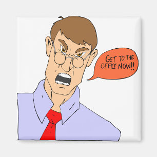 Teacher Screaming Magnet