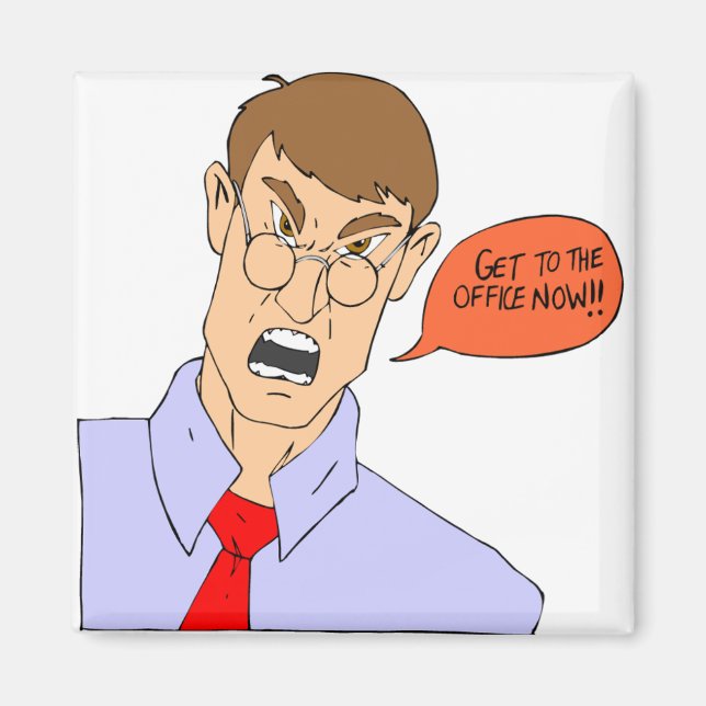 Teacher Screaming Magnet (Front)