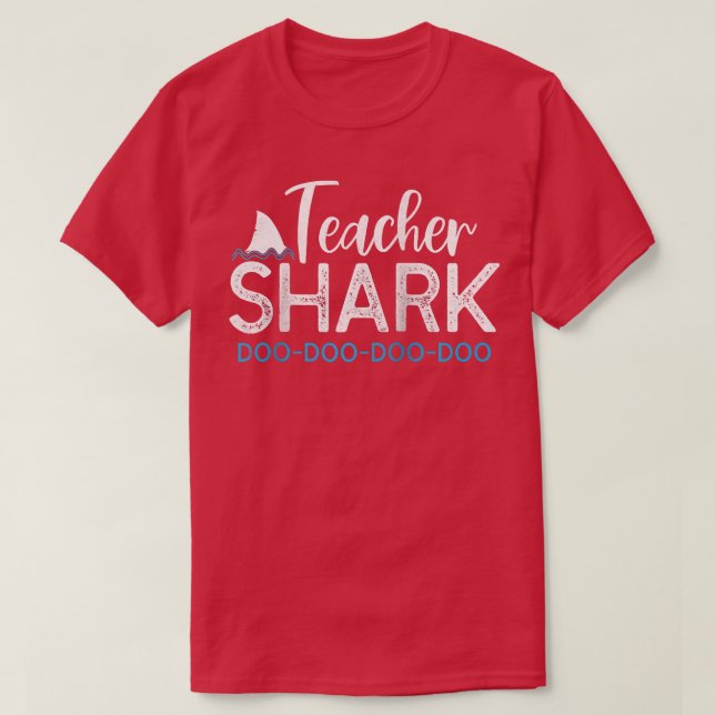 Teacher Shark Do Do Do Your Work Funny Raglan Base T-Shirt (Design Front)