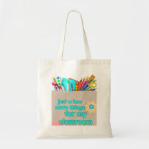 Teacher shopping tote