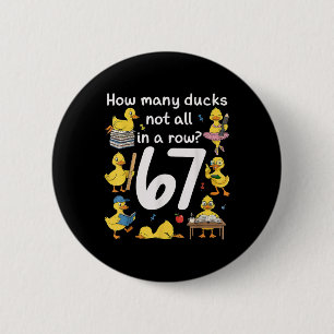 Teacher Six Seven Meme 67 Funny Teacher Duck In A 6 Cm Round Badge